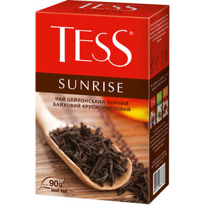 Thé noir SUNRISE, 90g, "Tess", feuille