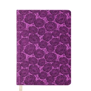 Diary dated 2019 FLEUR, A5, 336 pages, pink