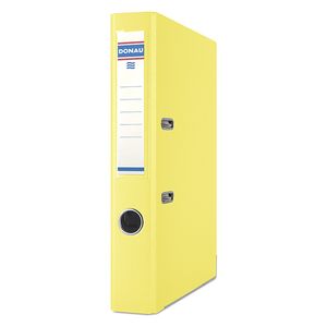 Rejestrator "PREMIUM" DONAU, A4, szerokość końcowa 50 mm, kolor żółty
