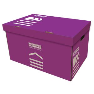 Caja de archivo, BUROMAX, violeta