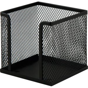 Pudełko papierowe BUROMAX, metalowe, czarne