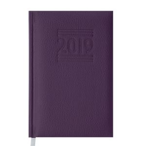 Tagebuch datiert 2019 BELCANTO, A6, 336 Seiten, lila
