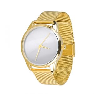Uhr „Minimalism“ (Edelstahlarmband gold) + Zusatzarmband (5000287)