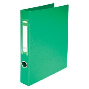 Folder with 2 rings A4 BUROMAX, end width 40 mm, green