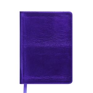 Diary undated METALLIC, A6, purple