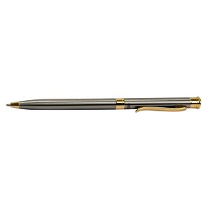 Ballpoint pen in velvet case, steel