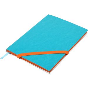 Business notebook LOLLIPOP A5, 96 sheets, clean, artificial leather cover, blue