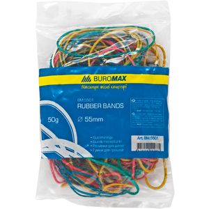Rubber bands for money 50g, JOBMAX, assorted