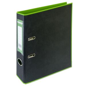 Registratore BUROMAX, A4, 50 mm, PP, verde chiaro/nero