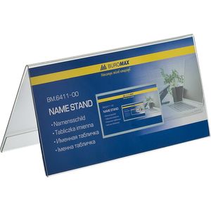 Double-sided name plate BUROMAX, 100*200 mm