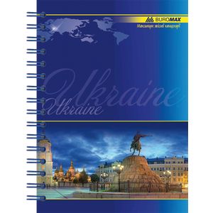 Notebook on a spring MY COUNTRY, A6, 96 sheets, square