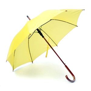 Cane umbrella 190T, yellow