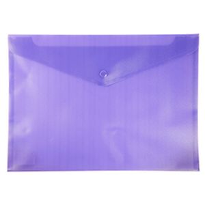 Envelope folder A4 with a button, purple
