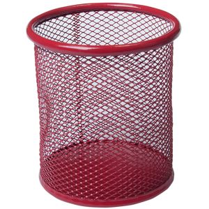 Round pen stand BUROMAX, metal, red