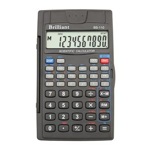 Calculadora de ingeniería Brilliant BS-110, 8+2 dígitos, 56 funciones
