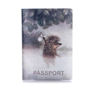Funda para pasaporte ZIZ "Erizo en la niebla" (10024)