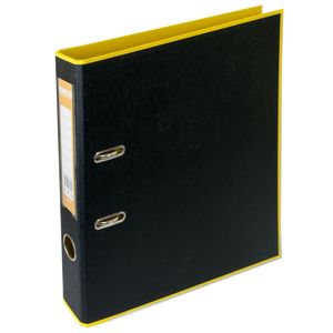 Grabadora BUROMAX, A4, 50 mm, PP, amarillo/negro