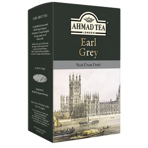 Tè nero Earl Grey, 100g, "Ahmad", foglia
