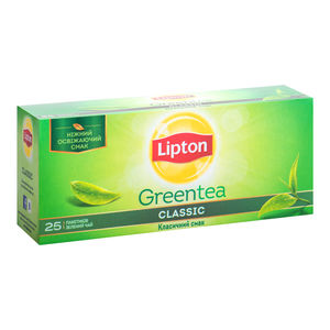 Té verde TÉ VERDE CLÁSICO 2g x 25, "Lipton", paquete