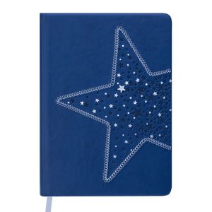 Undatiertes Tagebuch STELLA, A5, 288 Seiten, blau