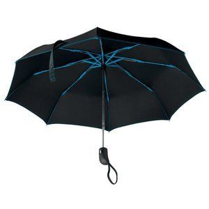 Paraguas SKYE PLEGABLE, Ø95X48,5 cm, negro-azul