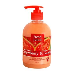 Liquid cream soap, 460 ml, strawberry and guava