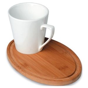 Drink stand OVALE 200x135, bamboo