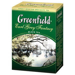Black tea EARL GRAY FANTASY 2gx25pcs. "Greenfield" package