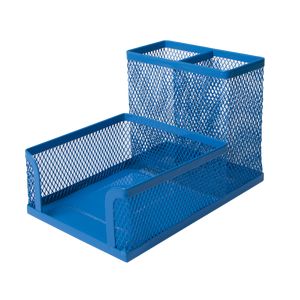 Urządzenie stołowe BUROMAX, metal, kolor niebieski