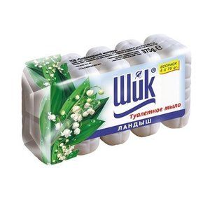 Toilet soap, ecopack, 5x70g, Lily of the Valley