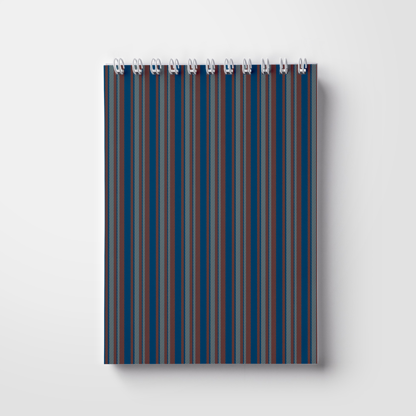 Notebook A5, 50 pages; on a spring. Men's pattern (WL 03.21-16-9-13)