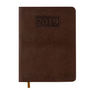 Kalendarz z datą 2019 AMAZONIA, A5, kolor brązowy