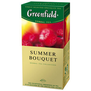 Herbal tea SUMMER BOUQUET 2gx25pcs, "Greenfield", package
