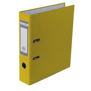 Rejestrator jednostronny A4 LUX, JOBMAX, szer. zakończenia 70mm, kolor żółty