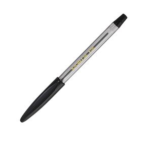 Długopis (z gumowym uchwytem) JOBMAX, czarny