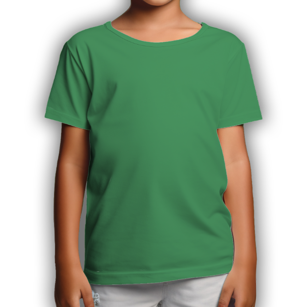 Children's T-shirt "Virshoyidi", green, 7-8 years