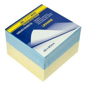 Blok papieru na notatki "Ukraina" 80x80x60mm, nieklejony