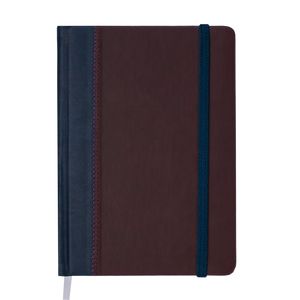 Tagebuch vom Jahr 2019 SIENNA, A5, 336 Seiten, T-Blau mit Burgunderrot