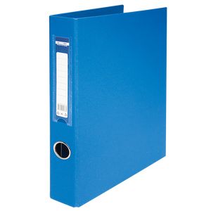 Folder with 4 rings A4 BUROMAX, end width 40 mm, blue