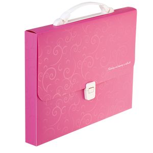 Briefcase A4/35mm, BAROCCO, pink