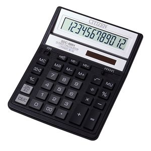 Calculadora Citizen SDC-888 ХBK, 12 dígitos, negra