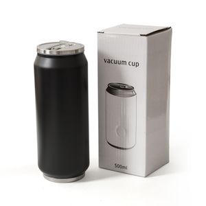 Black thermal cup LIBERUM 350 ml, metal