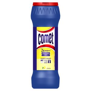 Polvere detergente COMET, 475g, Limone con cloro