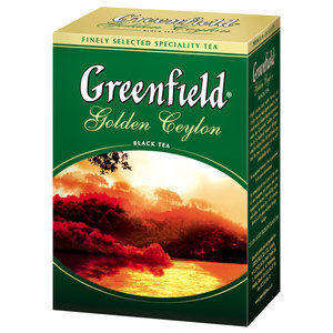 Schwarzer Tee GOLDEN CEYLON, 100g, „Greenfield“, Blatt