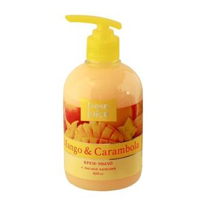 Liquid cream soap, 460 ml, mango and carambola