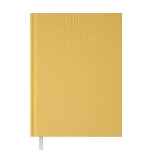 Tagebuch datiert 2019 BRILLIANT, A5, 336 Seiten, gelb