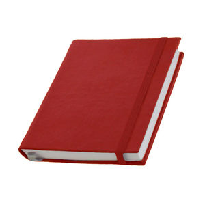Cuaderno rojo Tukson A6 (Línea Blanca)