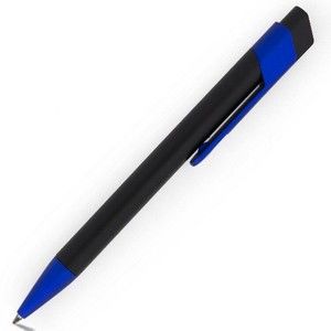 Kugelschreiber schwarz NORA mit Farbclip