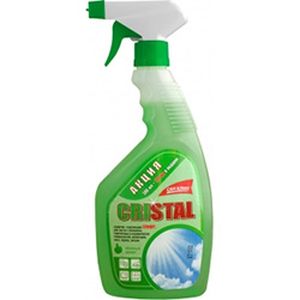 Detergente per vetri SAN KLIN "Crystal", 500ml, verde