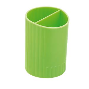 Glass for writing instruments SFERIK, round, 2 compartments, light green